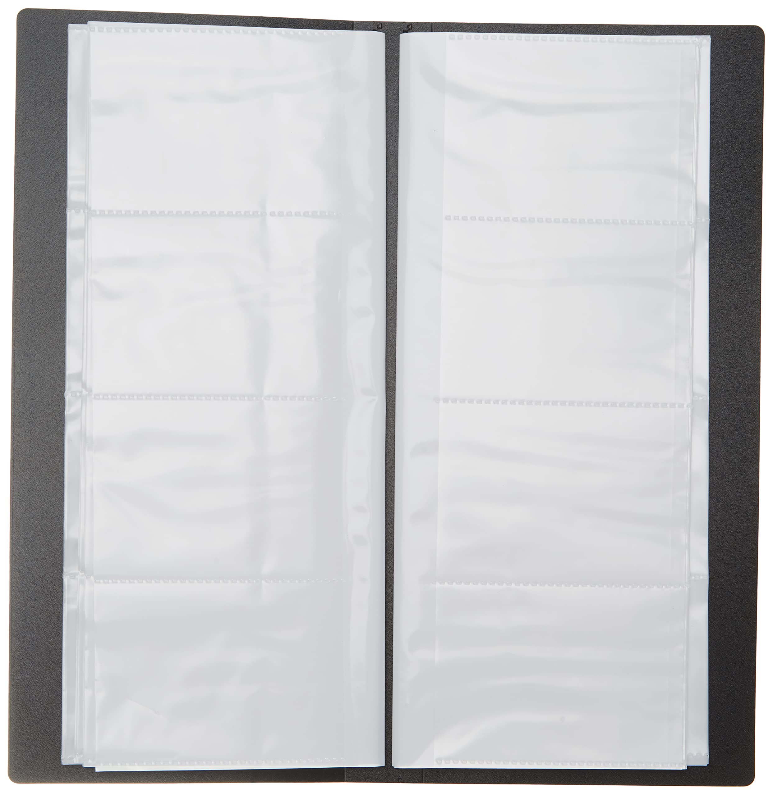 Exxo by HFP Business Card File with Document Wallets 275x120mm Black