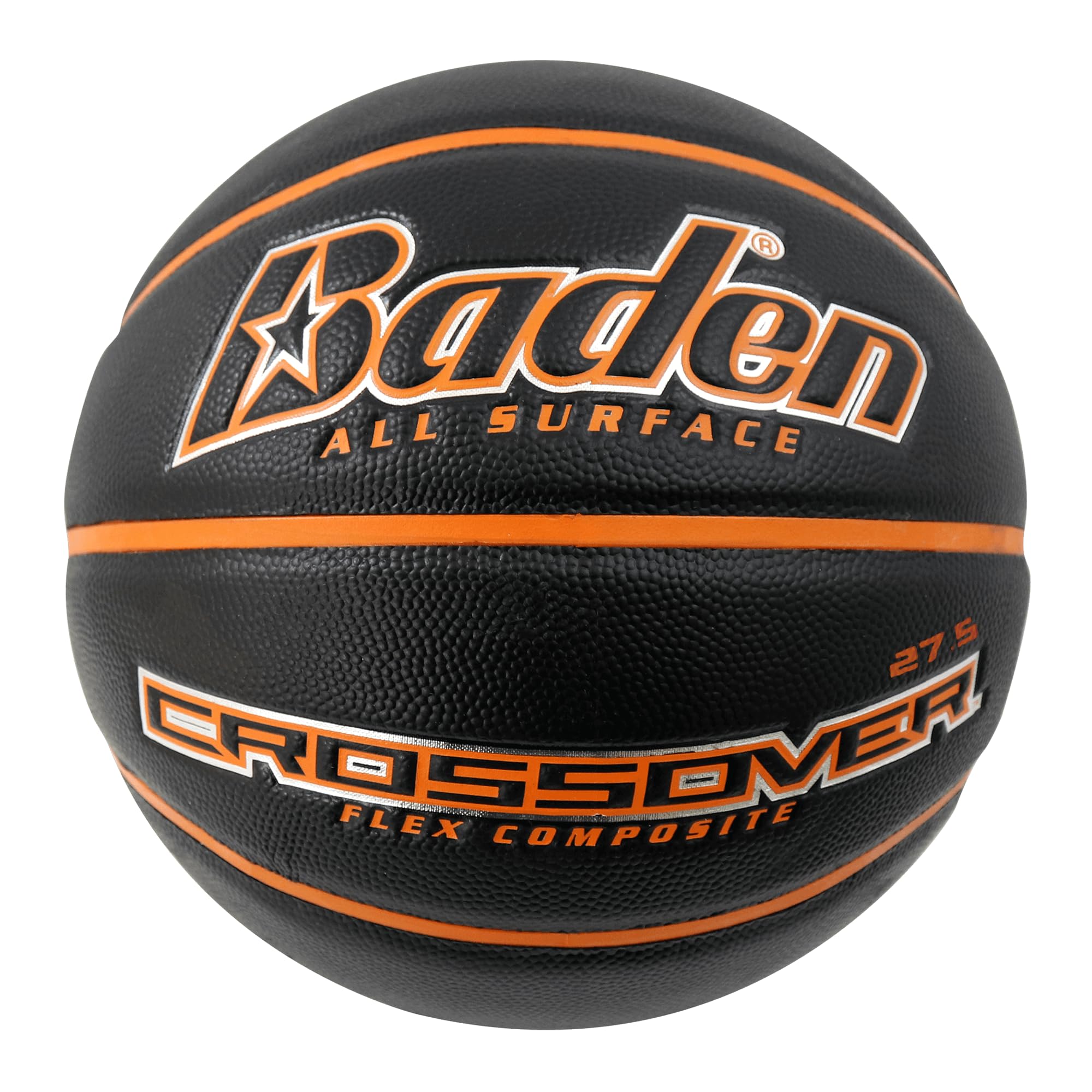 Baden Crossover, Children and adults basketball, noir/orange, 7 -