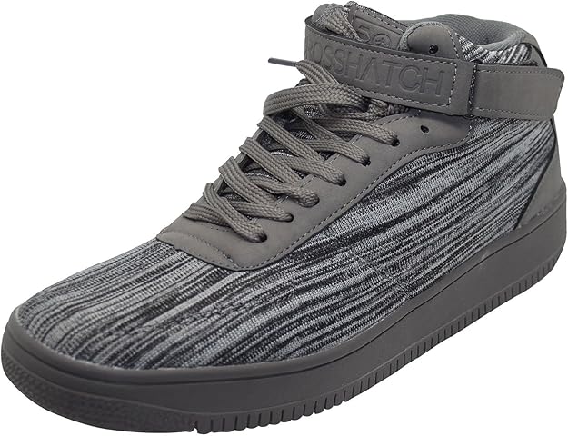 Mens Crosshatch Fleetfoot Designer High Top Trainers