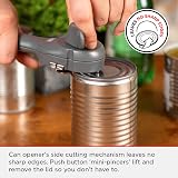 Kuhn Rikon 5-in-1 Can Jar Bottle Opener Self-Attaching Black view 6