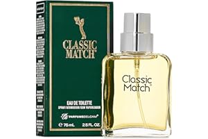 PB ParfumsBelcam Classic Match Green Eau de Toilette Spray for Men – Fresh Citrus Woody Scent with Crisp Bergamot, Basil & Si