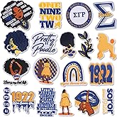 RDJOIMBX 18PCS Sigma Rho Gamma Sorority Iron on Patches, ΣΓΡ Sew on Embroidered Applique for Clothes, Jackets, Jeans, Backpacks