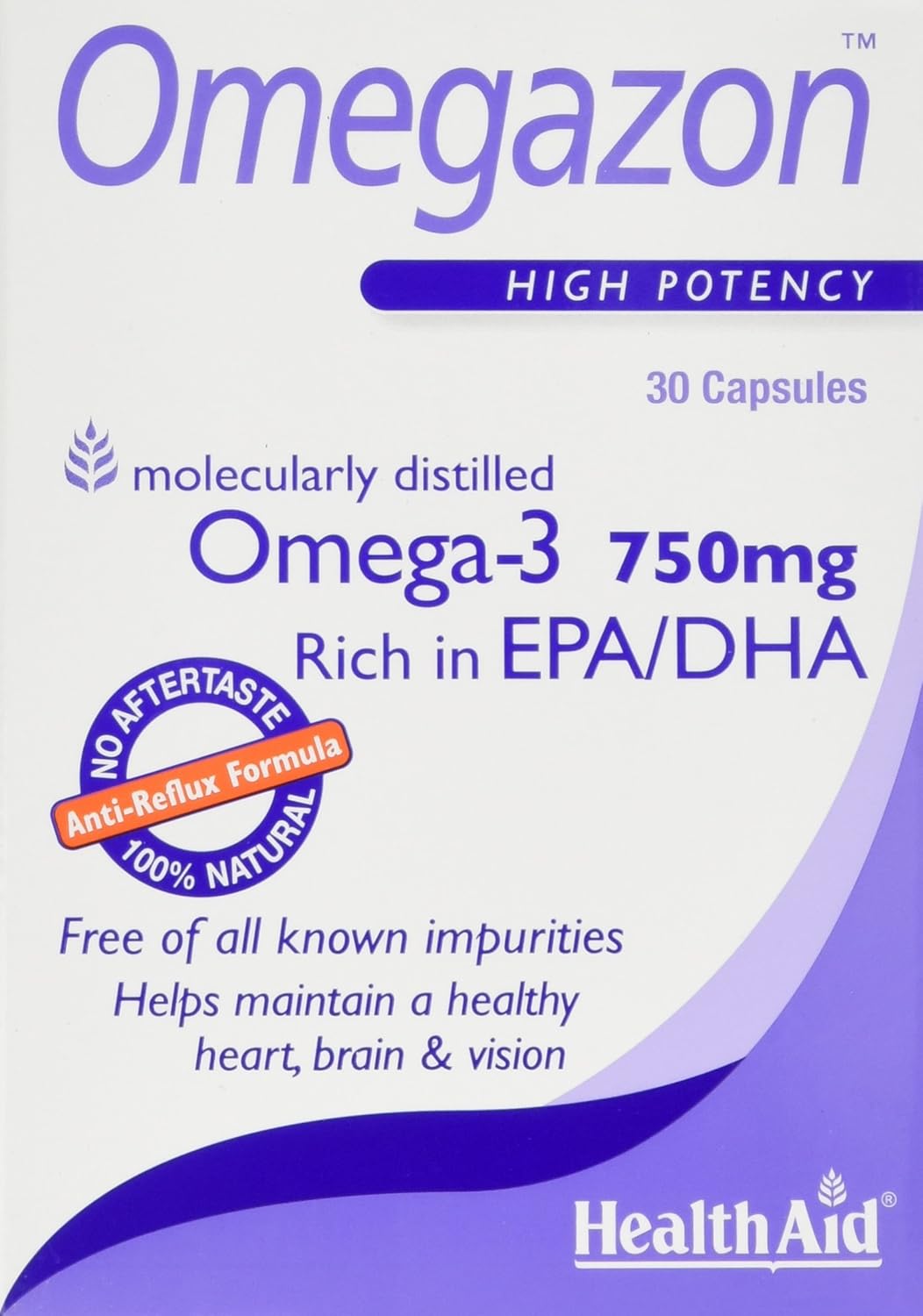 HealthAid Omegazon - 30 Capsules, 30 count (Pack of 1)