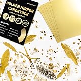 Uncle Paul Golden Mirror Cardstock 25 Sheets 250gsm A4 297x210mm view 4