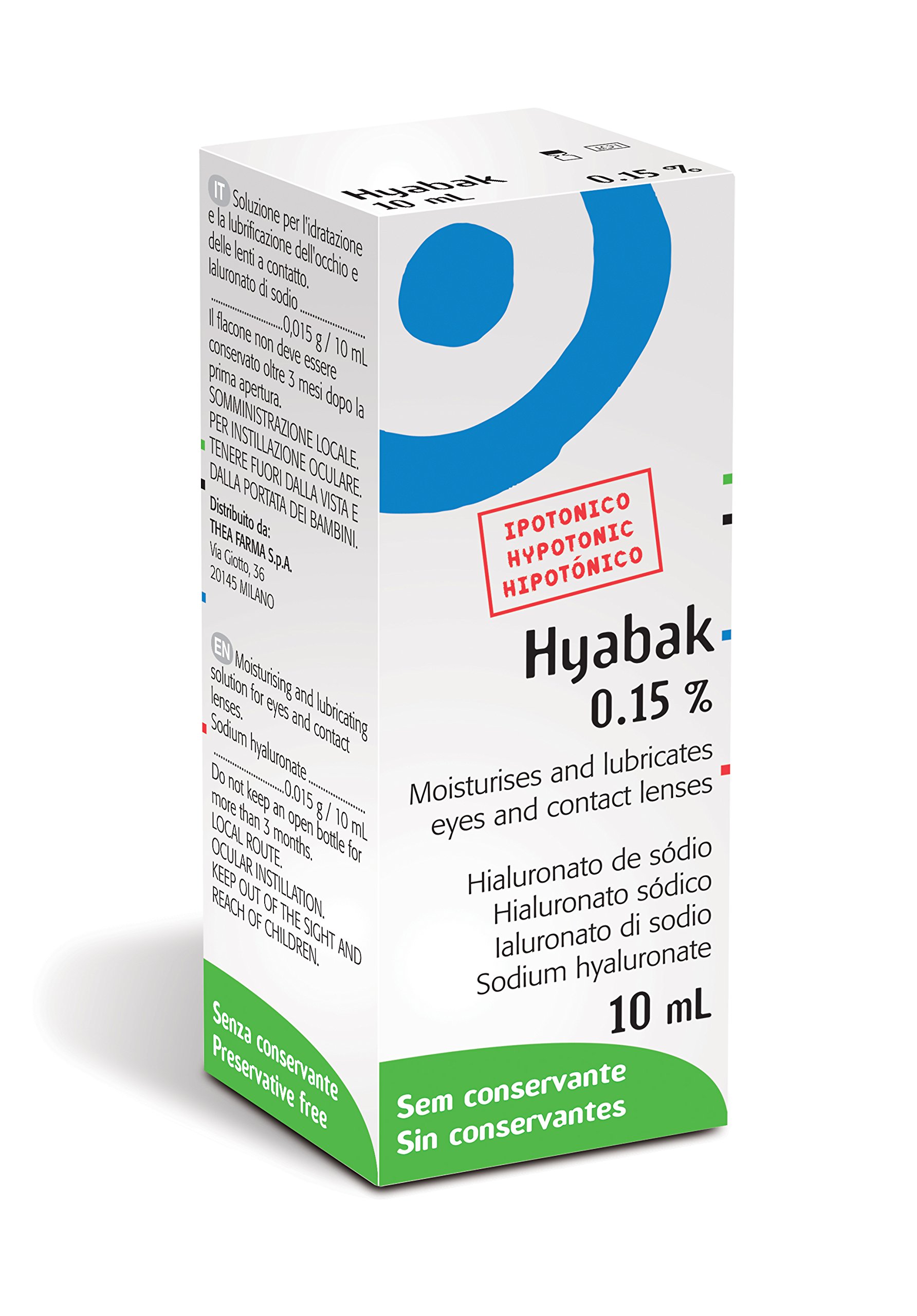 Thea Hyabak Eye Drops, 10 ml Buy Online in UAE. Drugstore Products