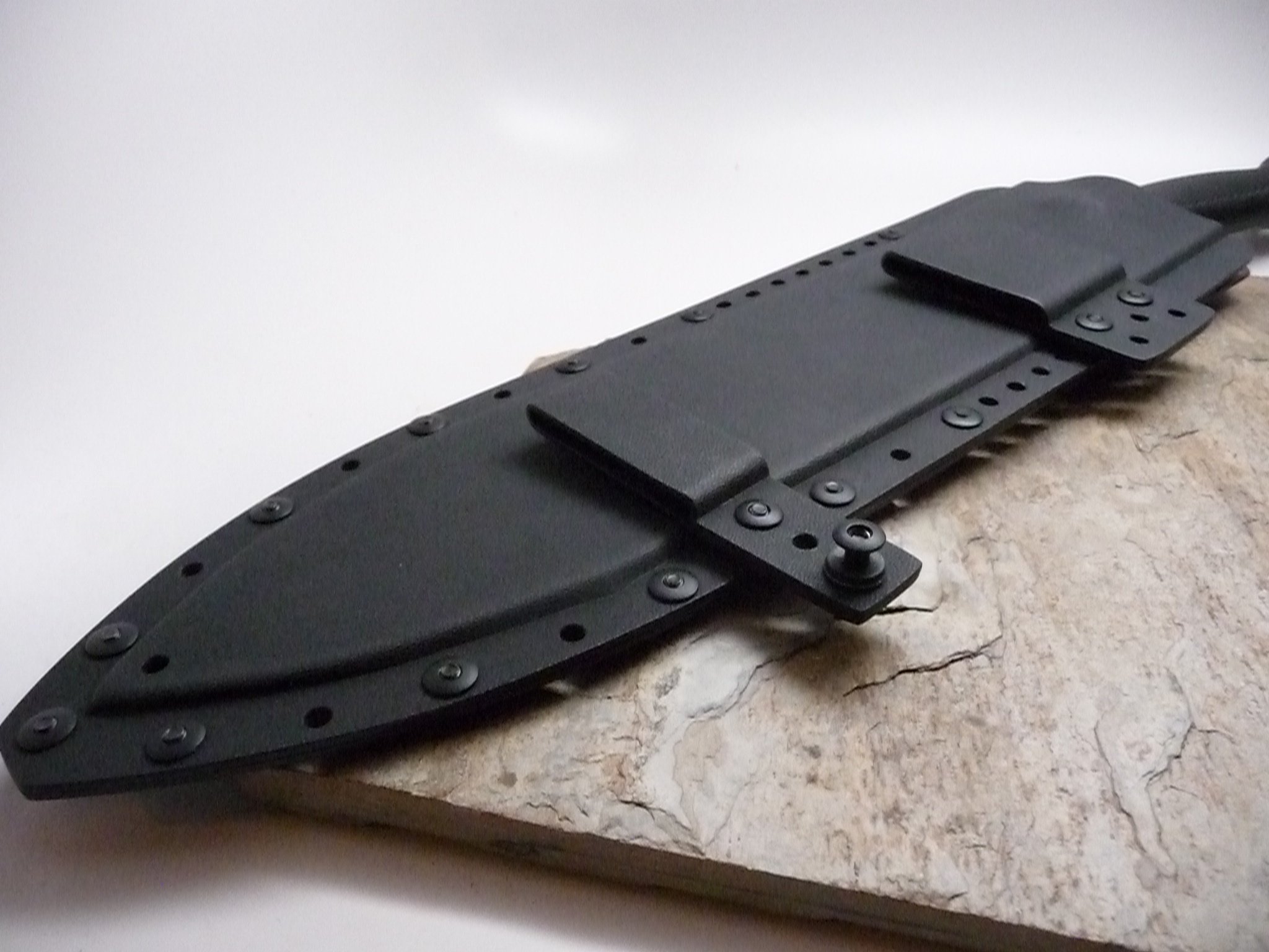 Custom Kydex Sheath (only) for Cold Steel kukri machete with 13" blade