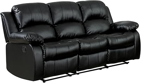 Amazon Com Homelegance Resonance 83 Bonded Leather Double
