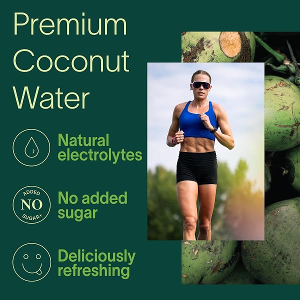 ZICO 100% COCONUT WATER, NO ADDED SUGAR, REFRESHINGLY DELICIOUS, HYDRATION WITH ELECTROLYTES, 11.2 FL OZ (PACK OF 12)