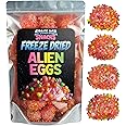 Highly Fragile Freeze Dried Alien Eggs Gummy Brains - Crunchy Alien Eggs Premium Freeze Dried Candy Shipped in Box for Extra Protection - Freeze Dry Candy Dry Freeze Candy for All Ages - 2 Ounces