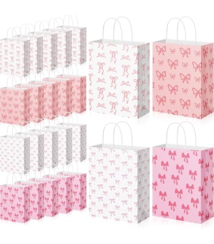 SPERPAND 16Pcs Thank You Bags With Handles- Reusable Gift Bags Medium Size For...