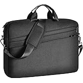 natyrlpog 15.6 Inch Business Laptop Bag for Men & Women, Waterproof Polyester Briefcase for Work, Commute, Travel