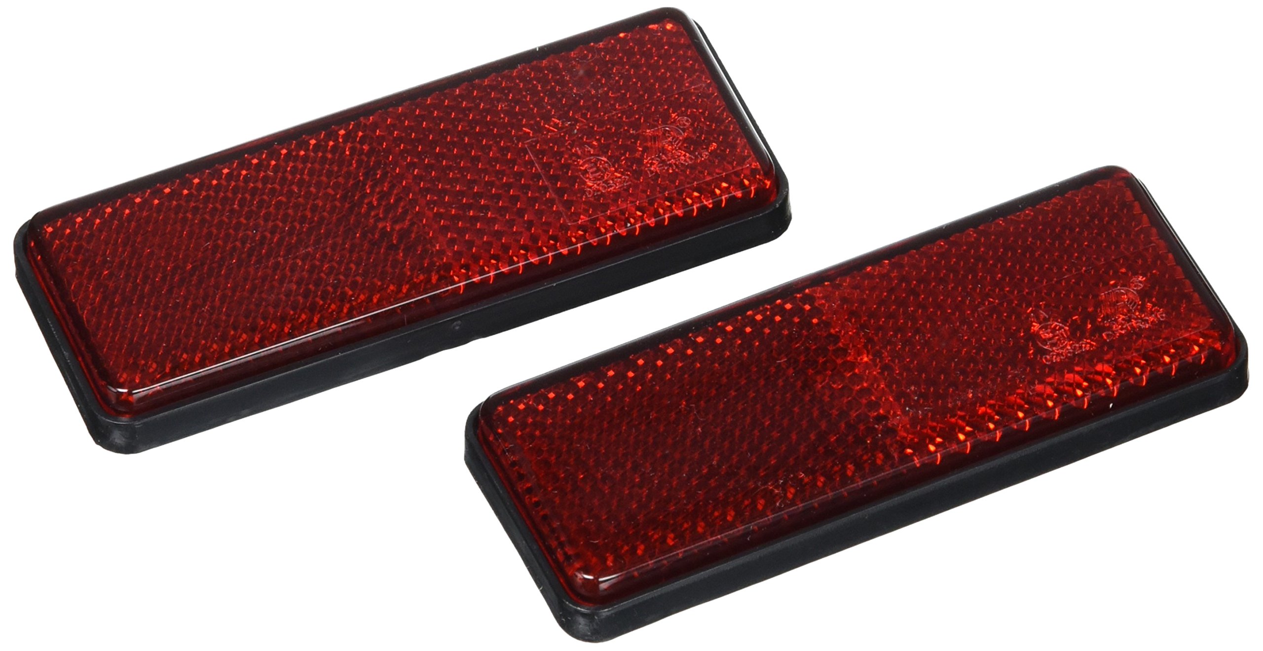 Lampa Pair of rectangular reflectors, approved, red Ref 20540 - Set of 2
