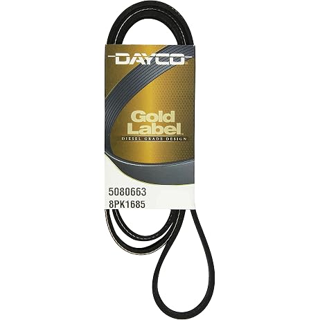 Amazon.com: Dayco 5080495 Serpentine Belt : Automotive