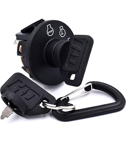 thumbnail image 2 of Starter Ignition Key Switch For Toro 137-4101 – Includes 2 Keys + FREE Carabiner, HD Switch 2 of 5