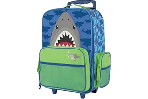 Stephen Joseph Kids Classic Rolling Luggage, Kids Luggage, Toddler Rolling Travel Carry On, Kids Suitcase with wheels,