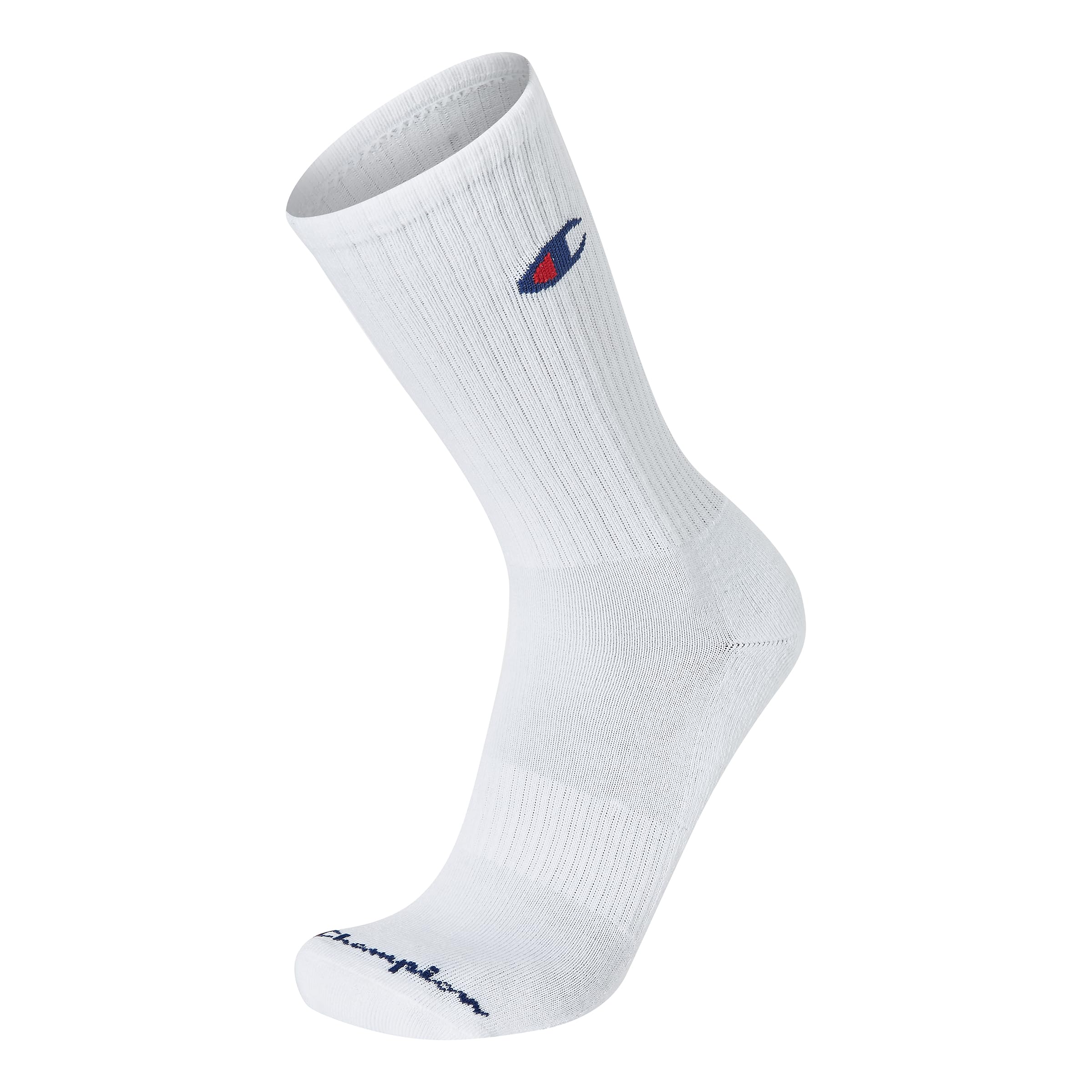Champion Men's Moisture-wicking Athletic Crew Socks with Cushioning & Arch Support