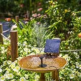 AISITIN DIY Solar Fountain Pump with 6 Nozzles 110x110mm Panel Pond Kit view 8