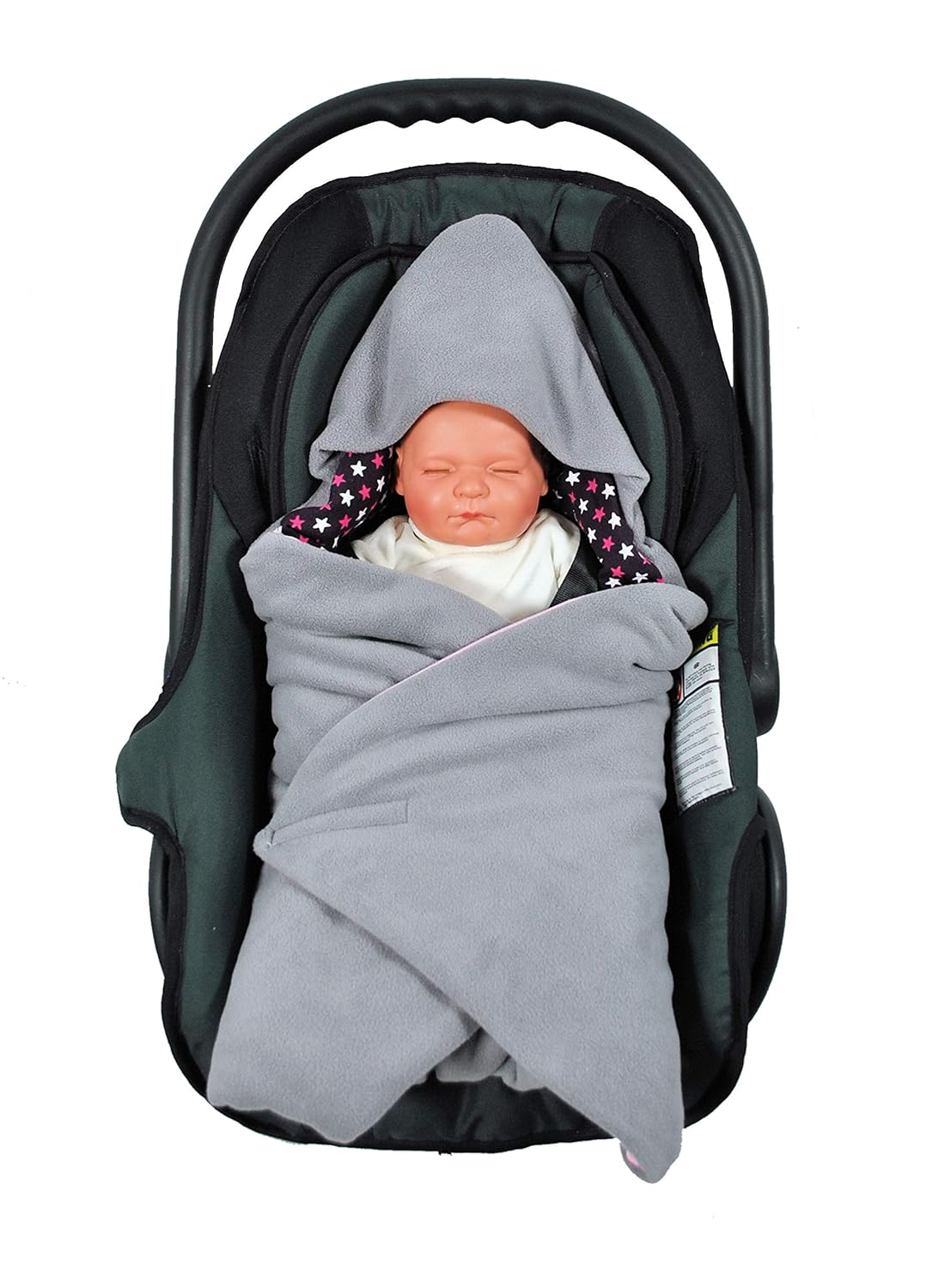 Nacelles Bebe Puericulture Hobea Couverture De Siege Auto Pour Bebe Baie Rose Accessoires De Poussettes