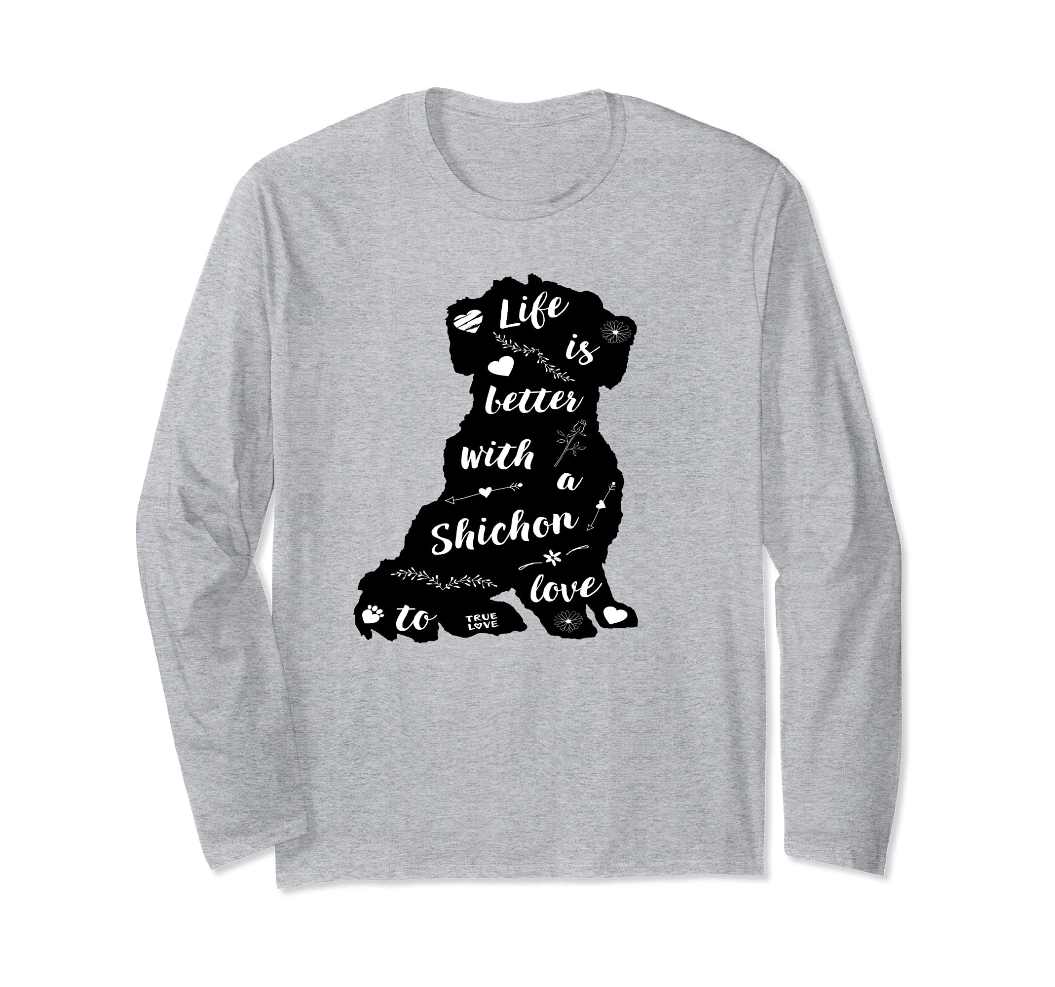 Shichon Dog Design for Shichon Dog Lovers Long Sleeve T-Shirt