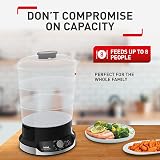 Tefal Ultracompact Steam Cooker 9L 3-Tier Stackable Bowls Rice Accessory view 2