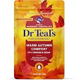 Dr Teal's Epsom Salt Magnesium Soak, Warm Autumn Comfort, 3 lbs