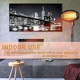 DONYER POWER Electric Quartz Patio Heater 2000W Outdoor Waterproof view 7