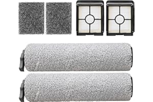 PIGUOAT HF3 Roller Filter Kit Fit for Bissell Crosswave HF3 Cordless Wet/Dry Vacuum Cleaner and Mop 3649A Vacuum