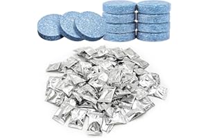 JUSTTOP 100 PCS Car Windshield Washer Fluid Tablets, Auto Window Glass Wiper Fluid Concentrated Clean Tablet, Windshield Wash