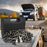 Marksman BARGAINS-GALORE 14ft Heavy Duty Recovery Tow Chain 5/16 Clevis Hooks view 2