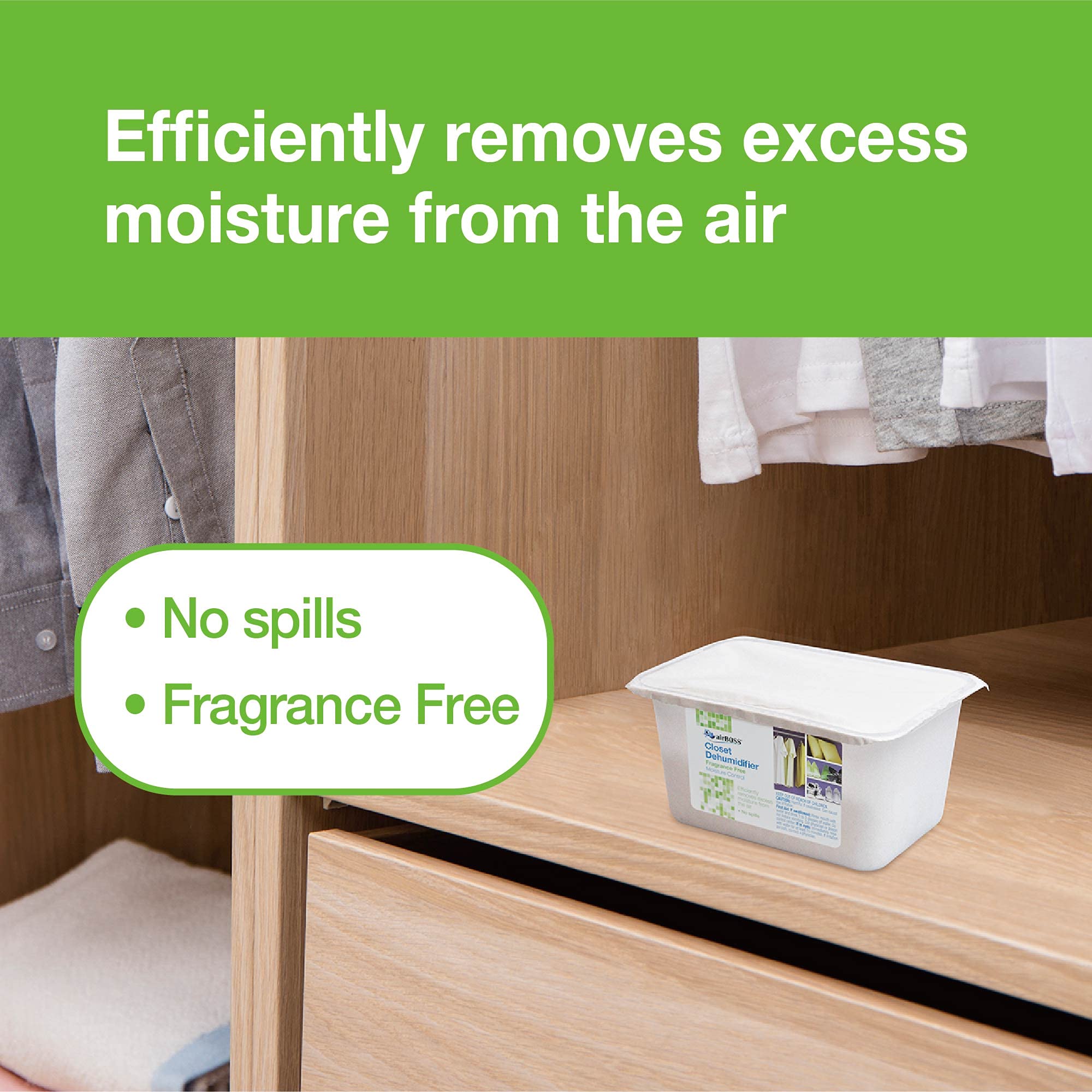 airBOSS Closet Dehumidifier