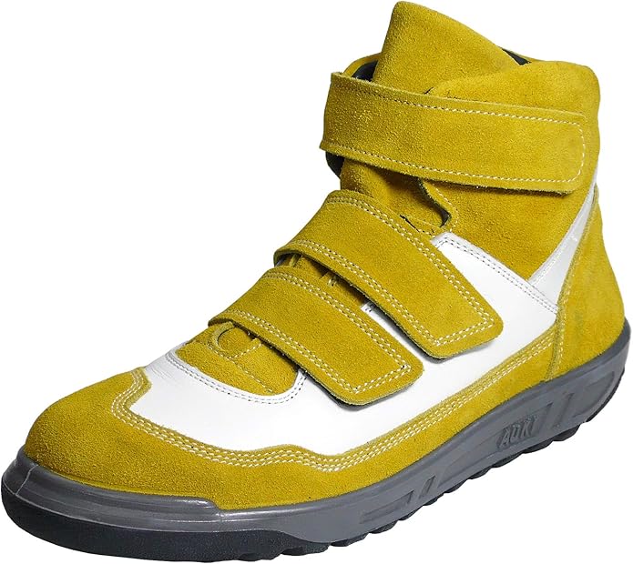 [ATENEO] ハイカット安全靴 鋼製先芯 JISマーク認定 日本製 青木安全靴 (25.0cm, GAZELLE)