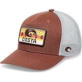 Costa Del Mar Mens Costa Fishskins Trucker Hat