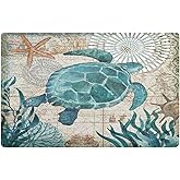MNSRUU Sea Turtle Front Door Mat, 32'' x 20'' Doormat, Thin, Non-Slip, Easy to Clean, Indoor/Outdoor, Pattern 16