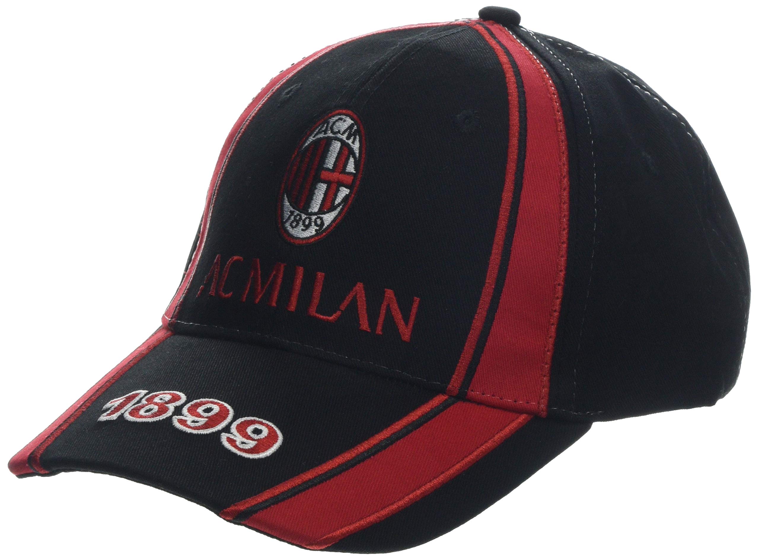 3R SPORT S.R.L. Milan PS 09790 Casquette de baseball pour homme avec visière A.C.Milan