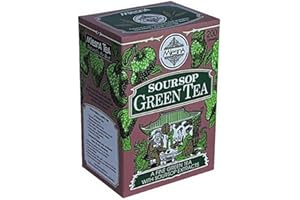 Mlesna Graviola Soursop Green Tea - Pure Ceylon Sri Lanka Fine Green Tea with Soursop Graviola Guanabana Extract - Loose Leaf Tea and Tea Bags - (Loose Tea (7 oz))