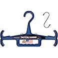 Tactical Hanger by HICE | Original Heavy Duty Standard Hanger | 200 lb Load Capacity | Durable High Impact Resin | Body Armor, Tactical, Police, Military Gear, Scuba, Survival Equipment (Navy Blue)