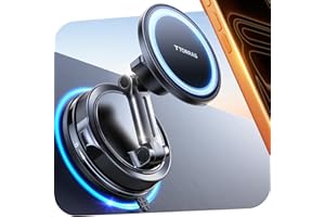 TORRAS 2026 Vacuum for Magsafe Car Mount【98+LBS Strongest Suction & Ultra Magnet】 Magnetic Phone Holders for Your Car, 360° A