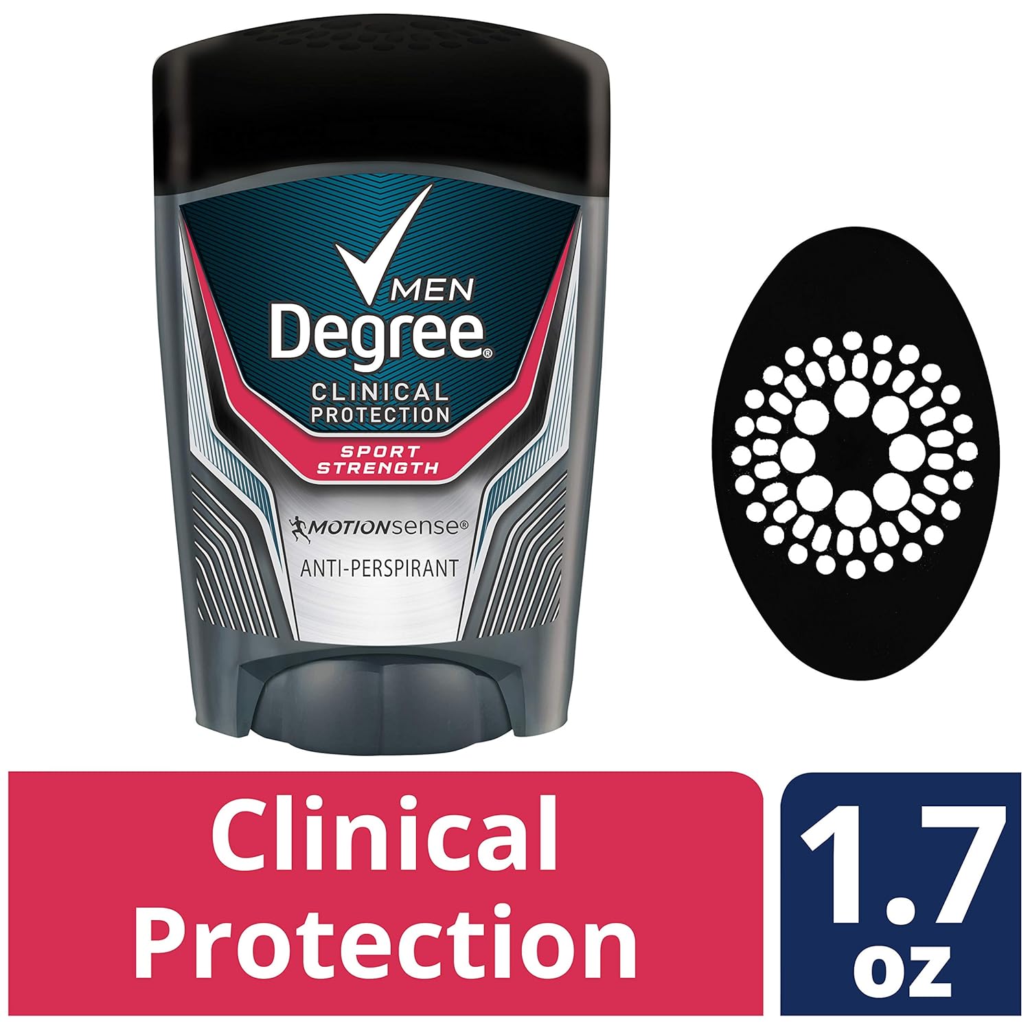 Degree Men Clinical Antiperspirant Deodorant, Sport Strength, 1.7 oz (Pack of 2) : Antiperspirant Deodorants : Beauty