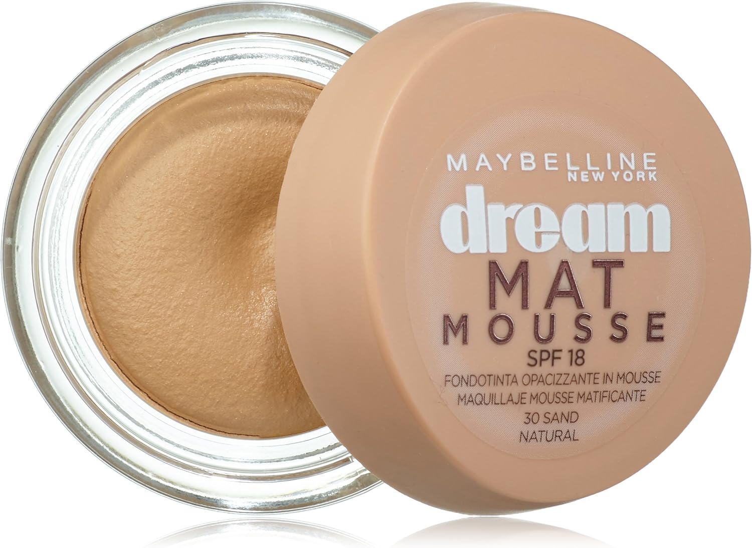 Maybelline New York Dream Mat Mousse, Base de Maquillaje en Mousse