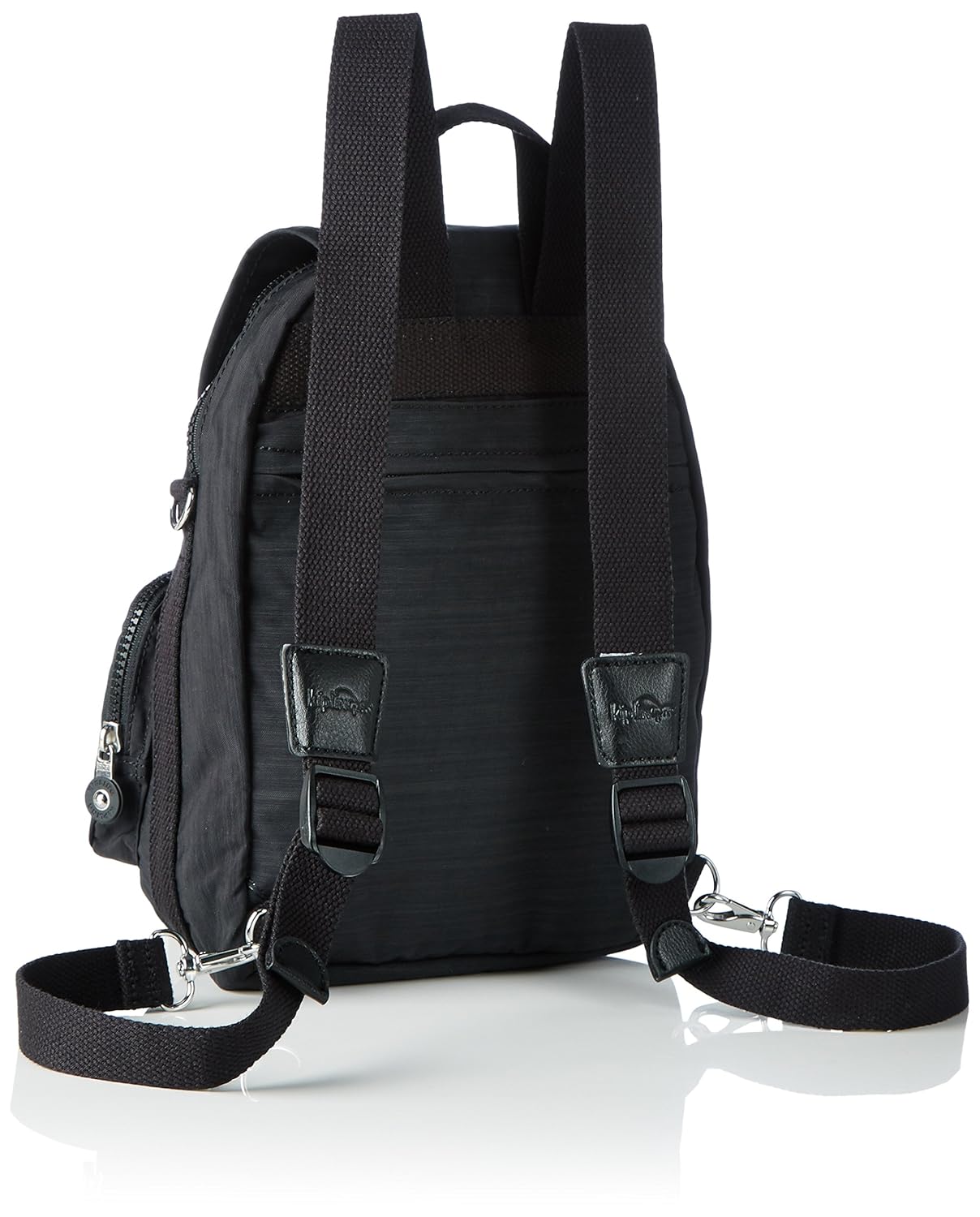 kipling medium backpack convertible to shoulderbag - firefly up dazz black,f