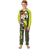 INTIMO Ben 10 Boys' Cartoon Omnitrix Character Union Suit Footless Sleep Pajama