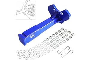 SGT Wheel Hub Removal Tool Kit, Universal Wheel Hub Shocker Compatible with 5 6 and 8 Lug Hubs, Wheel Hub Buster Tool with Nu