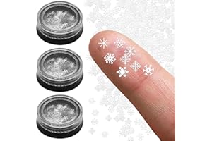 Lot de 450 mini flocons de neige en métal argenté pour loisirs créatifs, petits flocons de neige, mini décorations d'hiver en