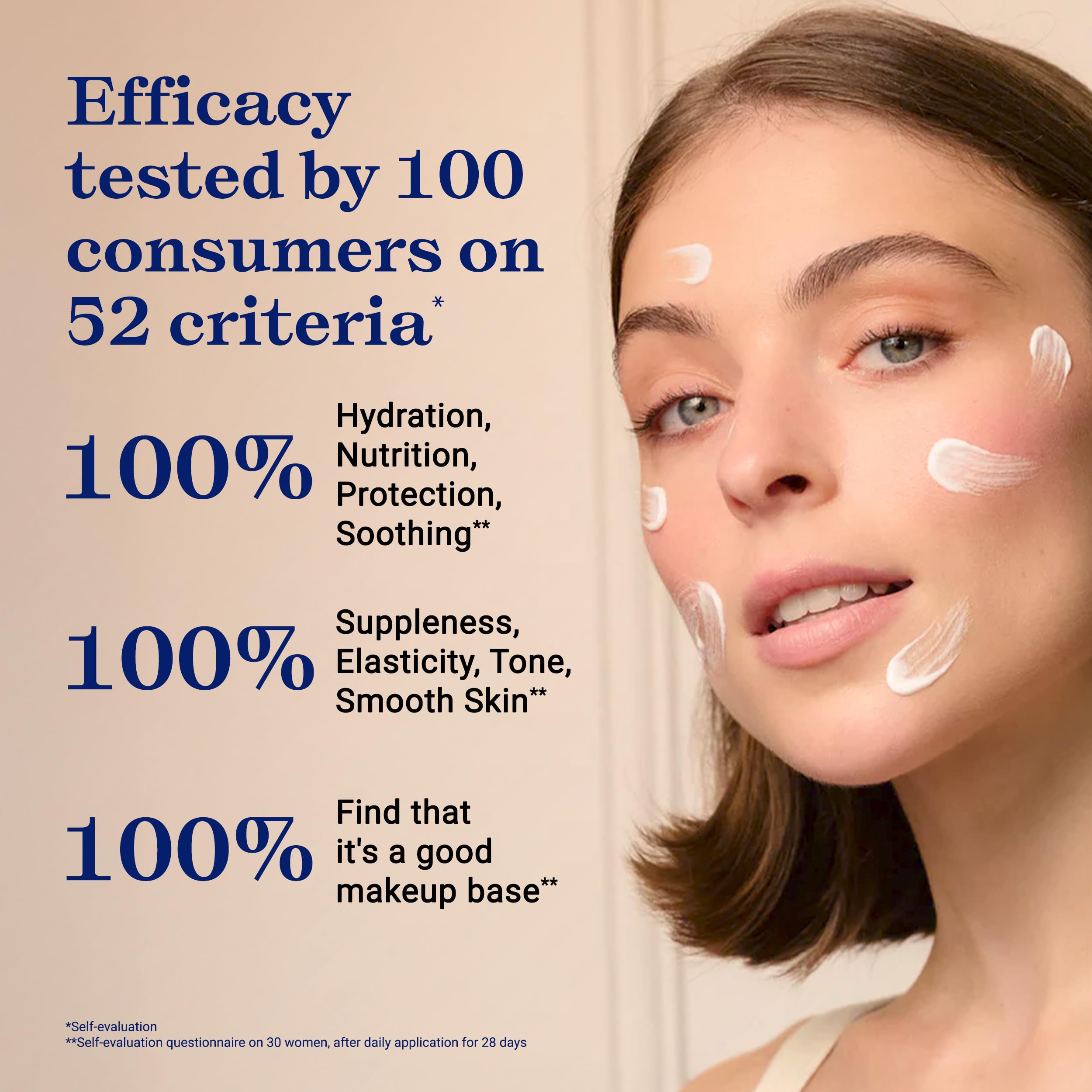 Embryolisse Lait-Crème Concentré, Multifunction Daily Face Moisturizer and Makeup Primer, Suitable for All Skin Types. French Face Cream With Shea Butter & Aloe Vera