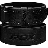 RDX IPF Compliant Powerlifting Belt 13mm and 10mm, USAPL USPA and IPL Competition Level Genuine Leather 4” Gym Belt for Heavy Weight Lifting Deadlift Squats and Strongman Strength Training, Men Women