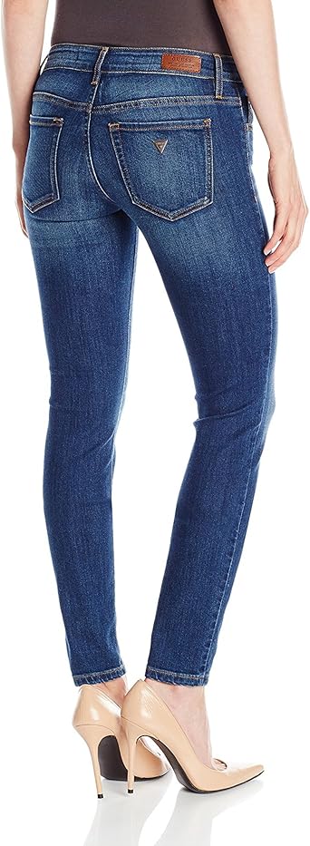 guess power curvy mid black