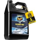 Meguiar's M50 Marine/RV One-Step Cleaner Wax, 1gal | Easy-to-Use Marine Wax for Boats and RVs That Removes Light Defects, Restores Color Brilliance, and Protects the Surface