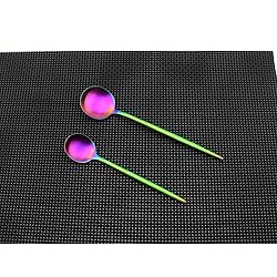 Uniturcky Iridescent Rainbow Multicolor Flatware 10