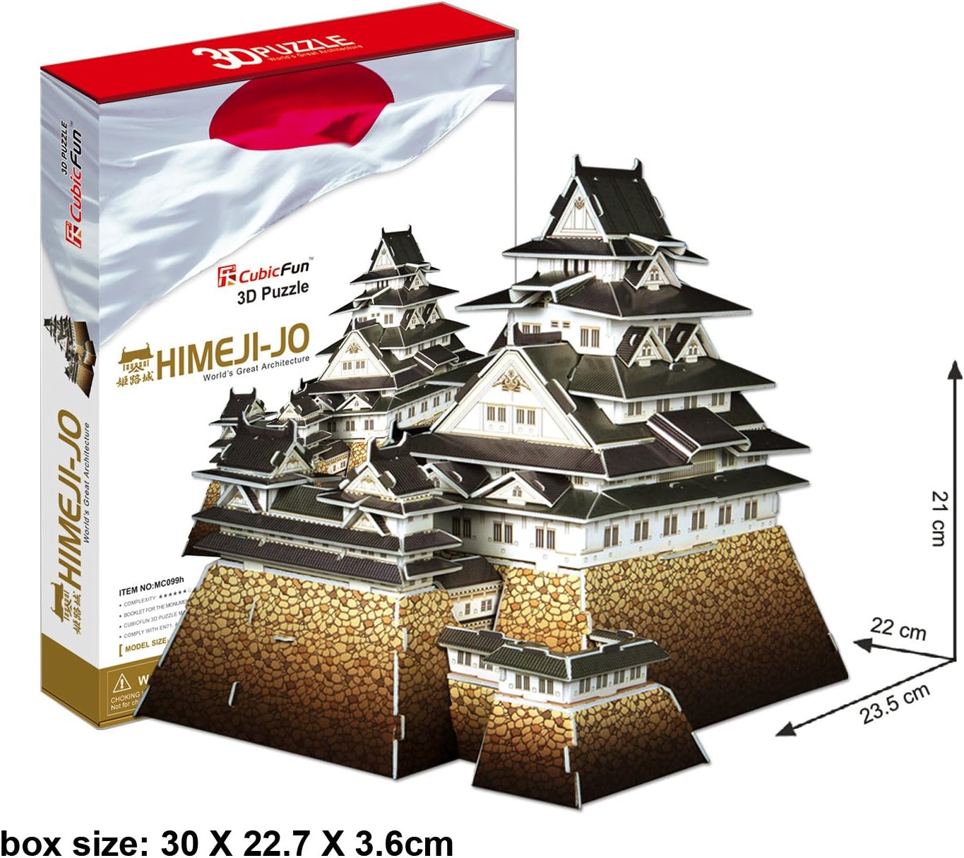 CubicFun 3D Puzzle "HimejiJo (Himeji Castle) Japan" Amazon.de Spielzeug