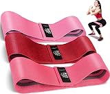 CFX Resistance Bands Set Non-Slip Hip Booty Bands 3 Levels Red